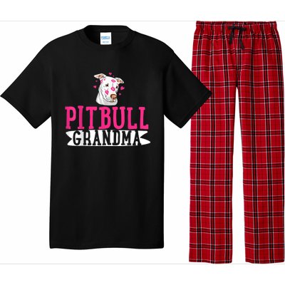 Pitbull Grandma Pit Bull Terrier Dog Lover Owner Pibble Pajama Set