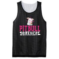 Pitbull Grandma Pit Bull Terrier Dog Lover Owner Pibble Mesh Reversible Basketball Jersey Tank