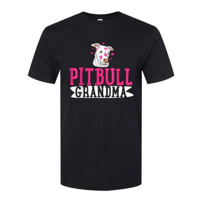 Pitbull Grandma Pit Bull Terrier Dog Lover Owner Pibble Softstyle CVC T-Shirt