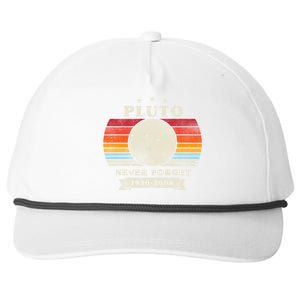 Pluto Gift Pluto Gift Pluto Never Forgecool Gift Pluto Funny Gift Snapback Five-Panel Rope Hat