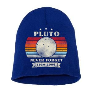 Pluto Gift Pluto Gift Pluto Never Forgecool Gift Pluto Funny Gift Short Acrylic Beanie