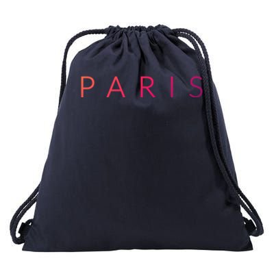 Paris Gift Drawstring Bag