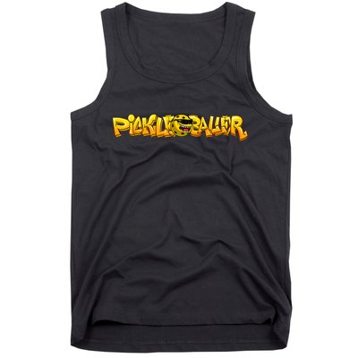 Pickleball Gear Pickleballer Graffiti Logo Tank Top