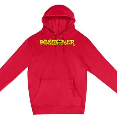 Pickleball Gear Pickleballer Graffiti Logo Premium Pullover Hoodie