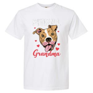 Pitbull Grandma Pawma Dog Grandparents Dog Lover Garment-Dyed Heavyweight T-Shirt