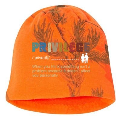 Privileged Gift Privilege Definition Gift Kati - Camo Knit Beanie