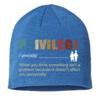 Privileged Gift Privilege Definition Gift Sustainable Beanie