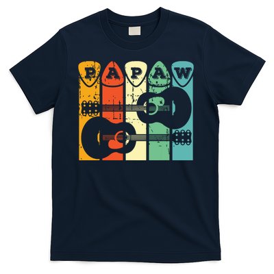 Papaw Guitar Pick Gift Guitar Player Grandpa Retro Guitarist T-Shirt