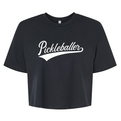 Pickleballer Gift Bella+Canvas Jersey Crop Tee