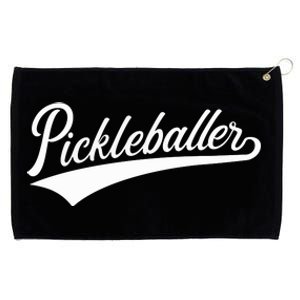 Pickleballer Gift Grommeted Golf Towel