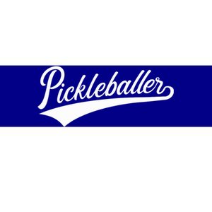 Pickleballer Gift Bumper Sticker