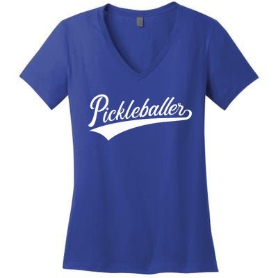 Pickleballer Gift Women's V-Neck T-Shirt