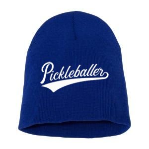 Pickleballer Gift Short Acrylic Beanie