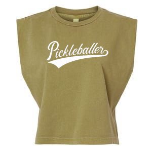 Pickleballer Gift Garment-Dyed Women's Muscle Tee