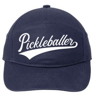 Pickleballer Gift 7-Panel Snapback Hat