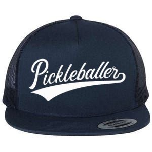 Pickleballer Gift Flat Bill Trucker Hat