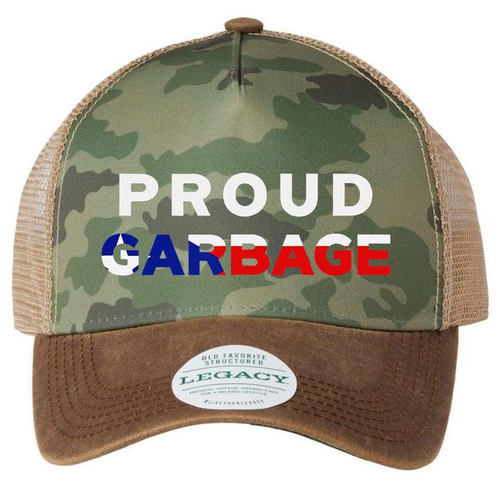 Proud Garbage Peurto Rico Flag Boricua Legacy Tie Dye Trucker Hat