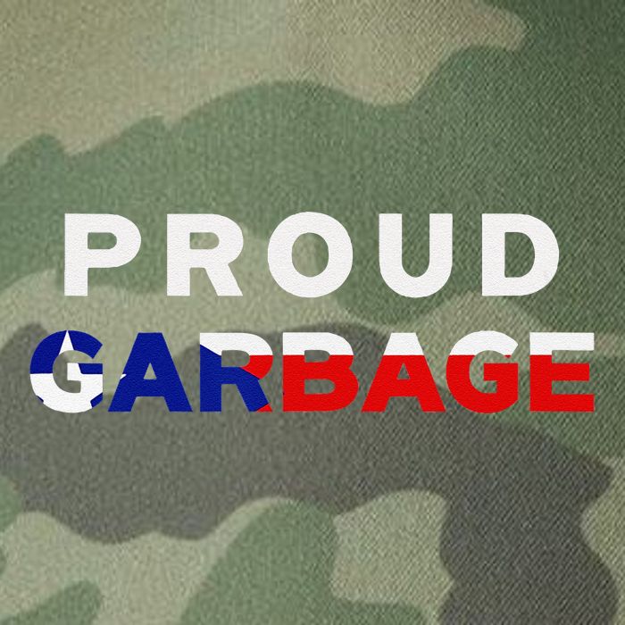 Proud Garbage Peurto Rico Flag Boricua Legacy Tie Dye Trucker Hat