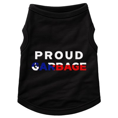 Proud Garbage Peurto Rico Flag Boricua Doggie Tank