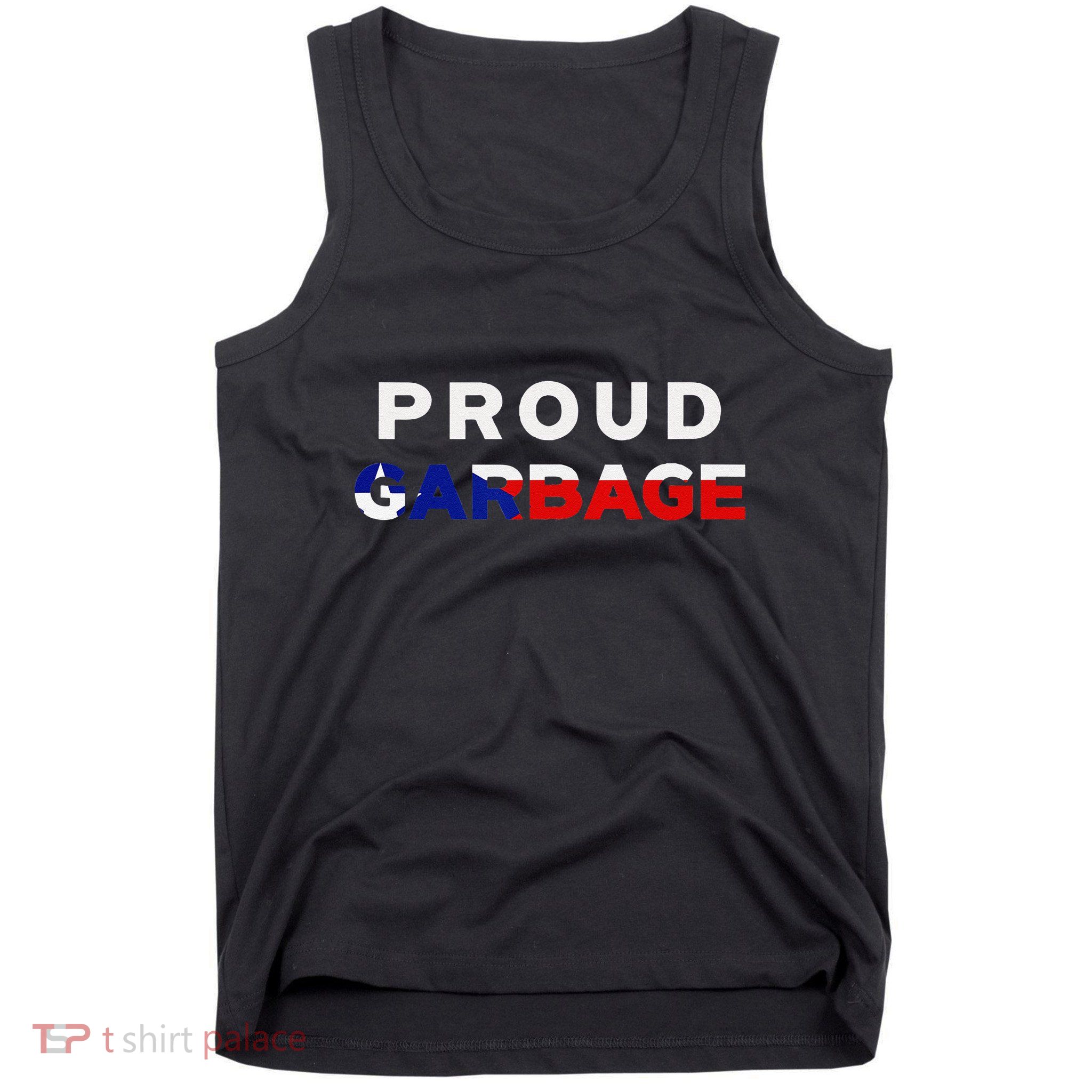 Proud Garbage Peurto Rico Flag Boricua Tank Top