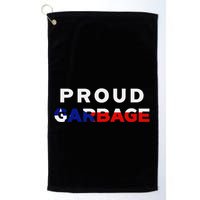 Proud Garbage Peurto Rico Flag Boricua Golf Towel