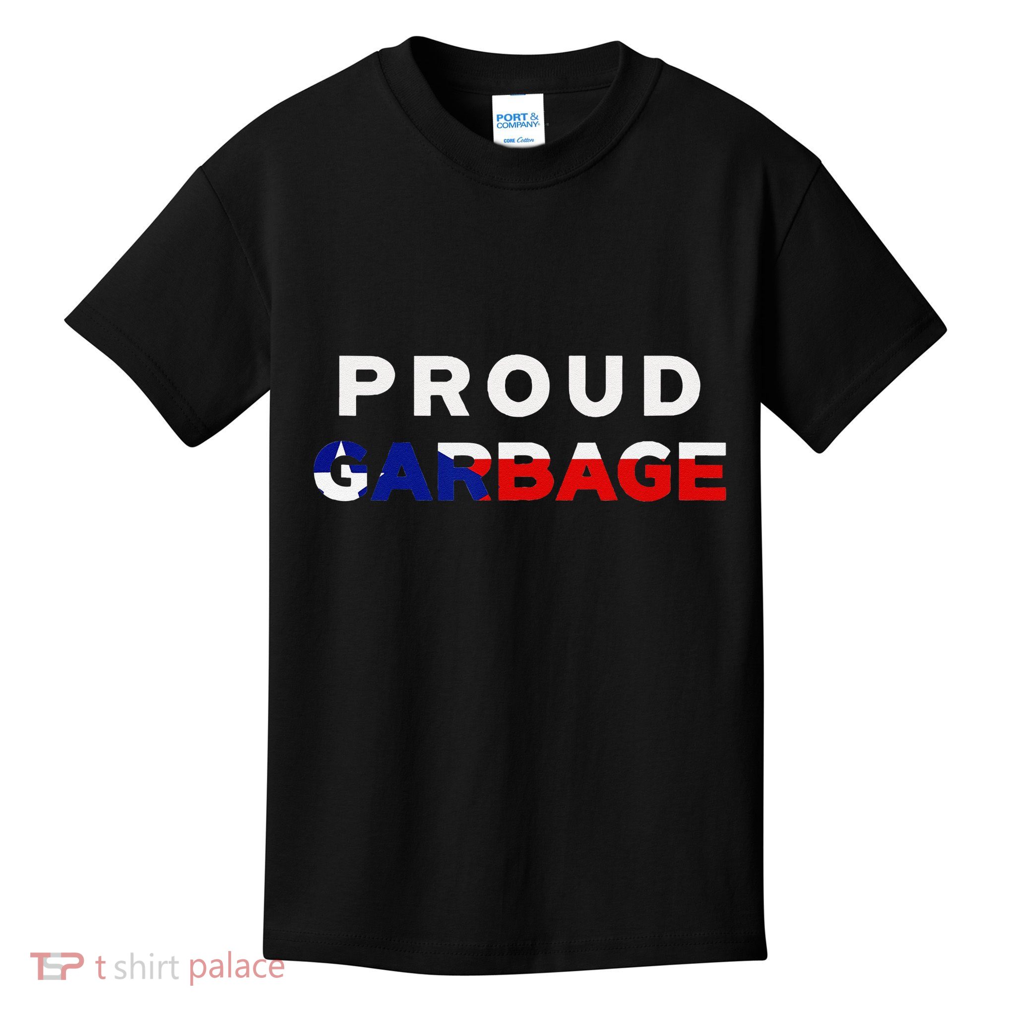 Proud Garbage Peurto Rico Flag Boricua Kids T-Shirt