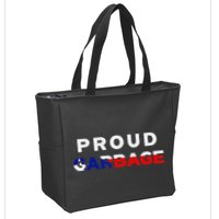 Proud Garbage Peurto Rico Flag Boricua Zip Tote Bag
