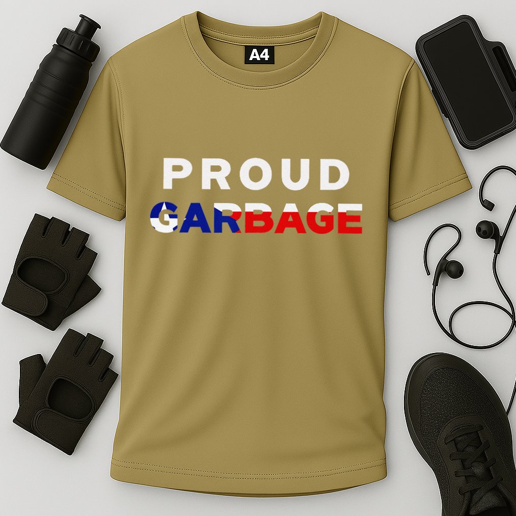 Proud Garbage Peurto Rico Flag Boricua Performance Shirt