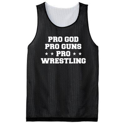 Pro God Pro Guns Pro Wrestling Mesh Reversible Basketball Jersey Tank