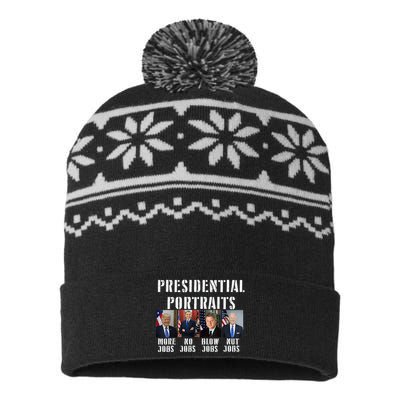 Pro God Pro Gun Pro Life Pro Trump USA-Made Snowflake Beanie