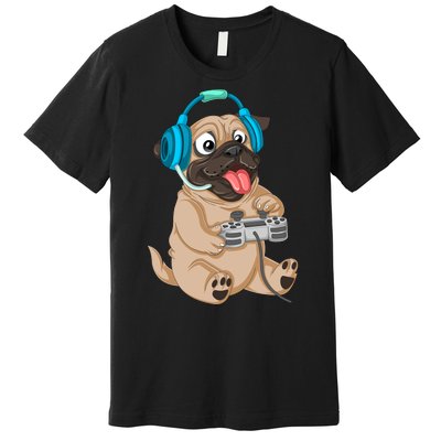 Pug Gamer Premium T-Shirt