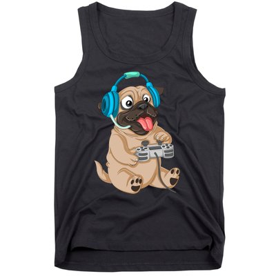 Pug Gamer Tank Top