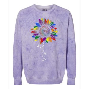 Pride Gift Colorblast Crewneck Sweatshirt