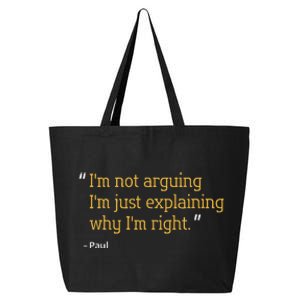 Paul Gift Quote Funny Birthday Personalized Name Idea 25L Jumbo Tote