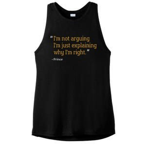 Prince Gift Quote Funny Birthday Personalized Name Idea Ladies PosiCharge Tri-Blend Wicking Tank