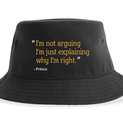 Prince Gift Quote Funny Birthday Personalized Name Idea Sustainable Bucket Hat