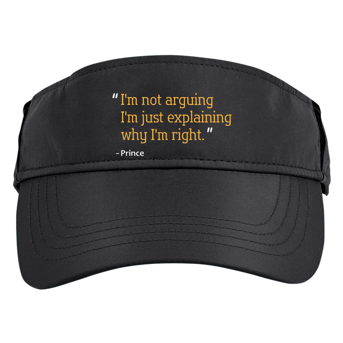 Prince Gift Quote Funny Birthday Personalized Name Idea Adult Drive Performance Visor