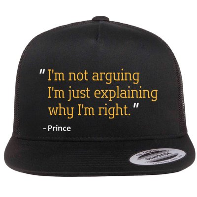 Prince Gift Quote Funny Birthday Personalized Name Idea Flatbill Hat