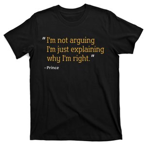 PRINCE Gift Quote Funny Birthday Personalized Name Idea T-Shirt