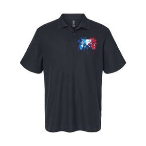 Patriotic Gamer Red White Blue 4th Of July Video Game Softstyle Adult Sport Polo