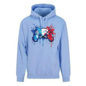 Patriotic Gamer Red White Blue 4th Of July Video Game Unisex Surf Hoodie