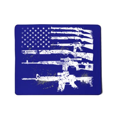 Patriotic Gun Rights 2nd Adt Ar15 American Flag Funny Gift Mousepad