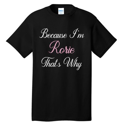 Personalized Gift Rorie Name Personalized Cute Pink Tall T-Shirt