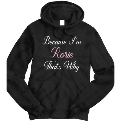 Personalized Gift Rorie Name Personalized Cute Pink Tie Dye Hoodie