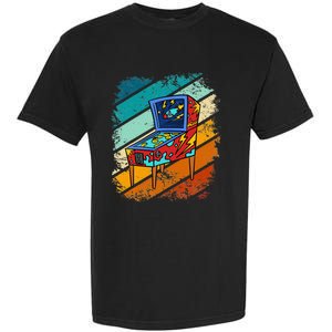 Pinball Gamer Retro Classic Arcade Machine Pin Ball Garment-Dyed Heavyweight T-Shirt