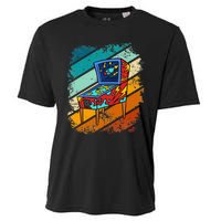 Pinball Gamer Retro Classic Arcade Machine Pin Ball Cooling Performance Crew T-Shirt