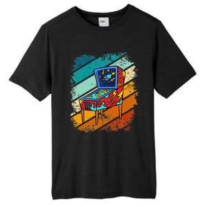 Pinball Gamer Retro Classic Arcade Machine Pin Ball Tall Fusion ChromaSoft Performance T-Shirt