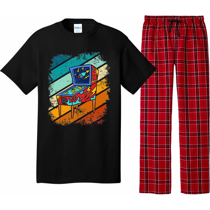 Pinball Gamer Retro Classic Arcade Machine Pin Ball Pajama Set