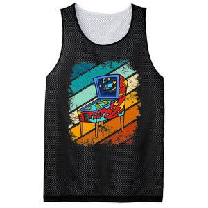 Pinball Gamer Retro Classic Arcade Machine Pin Ball Mesh Reversible Basketball Jersey Tank