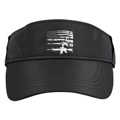 Patriotic Gun Rights 2nd Adt Ar15 American Flag Great Gift Meaningful Gift Adult Drive Performance Visor